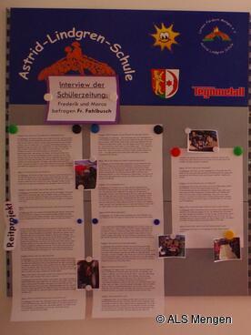 Infotafel im Erdgeschoss