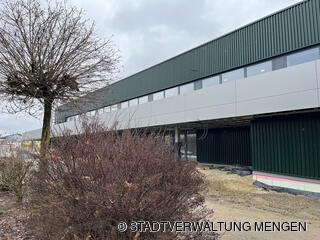 Die Einweihung der Ablachhalle ist für September geplant. 