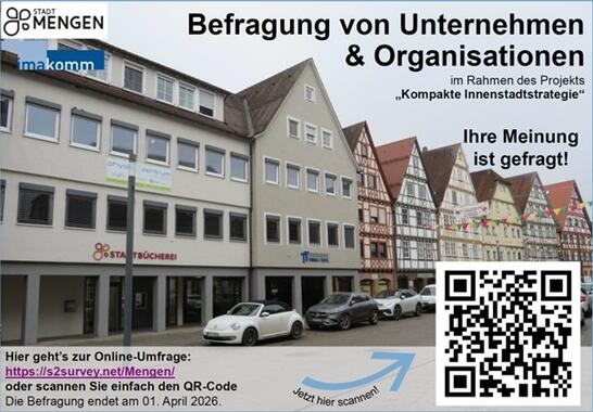 Stadt Mengen startet Online-Befragung zur Innenstadtstrategie