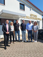 Bürgermeister und Wirtschaftsförderung besuchen Mengener Betriebe