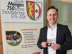 Münze zum Stadtjubiläum als bleibende Erinnerung in Gold, Silber und Kupfer