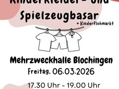 Kinderkleider- und Spielzeugbasar 06.03.26