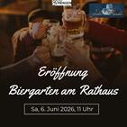 Biergarten am Rathaus öffnet am Samstag, 6. Juni 2026