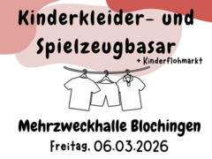 Kinderkleider- und Spielzeugbasar 06.03.26