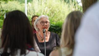 Brunhilde Raiser setzte sich für das Projekt ein. 