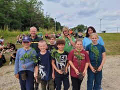 Die Siegerinnen und Sieger des diesjährigen Waldtags