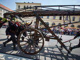 Historische Feuerwehr Mengen in München 