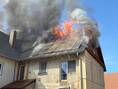 Überlandhilfe Dachstuhlbrand